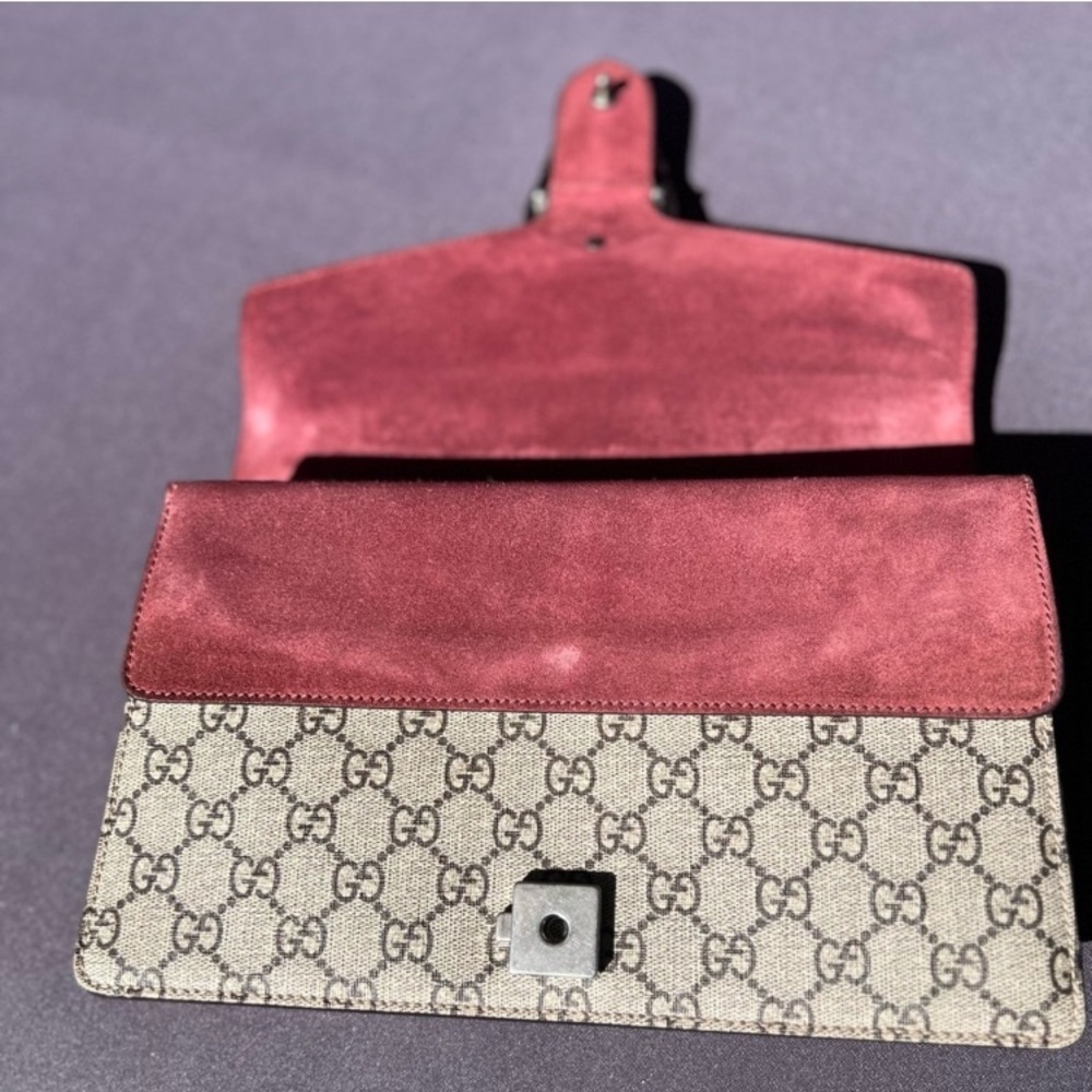 Gucci “GG” Bloom Dionysis SUPREME Shoulder Bag & MATCHING KEY WALLET EUC - Picture 5 of 16